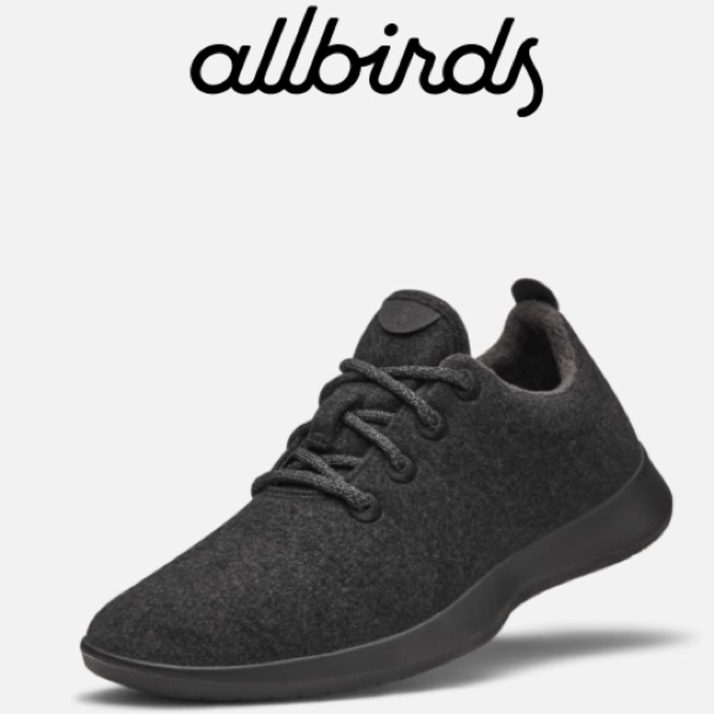 💥Flash Sale💥 NWT Allbirds Men’s All Black Merino - Picture 5 of 8